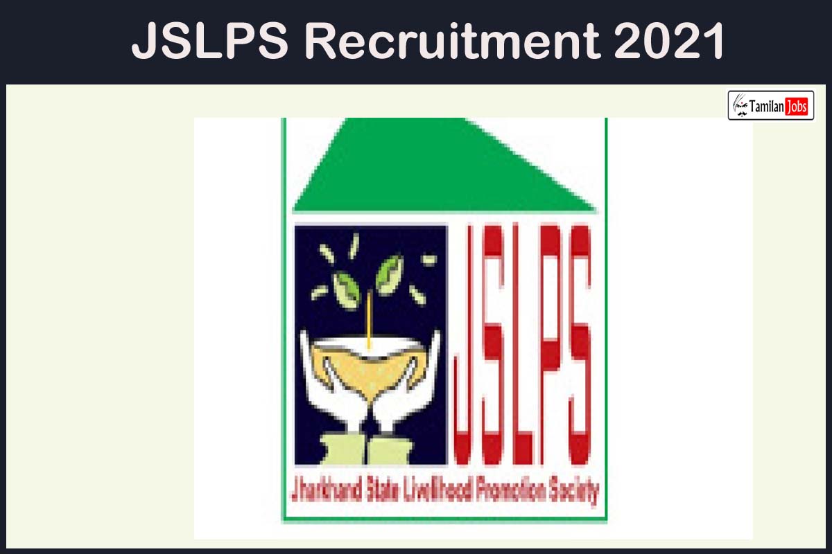 Jslps Recruitment 2021