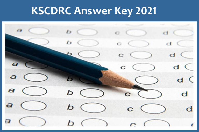 KSCDRC Answer Key 2021