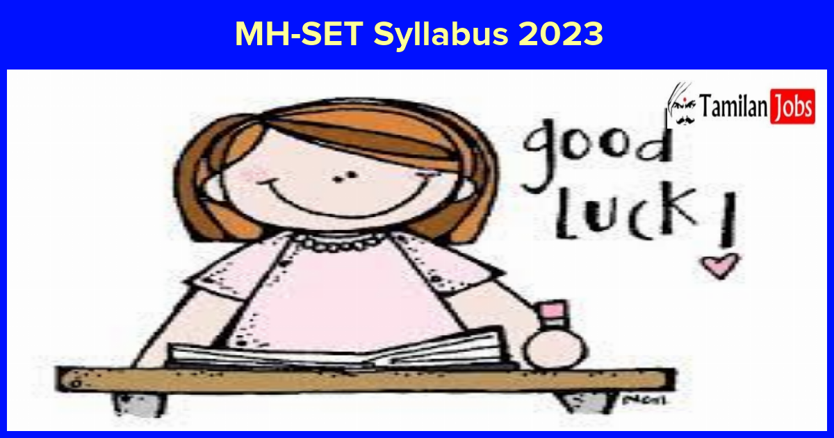 MH-SET Syllabus 2023