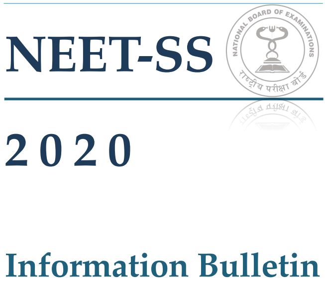 NEET SS 2021 Latest News