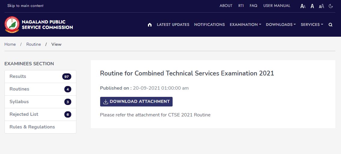 NPSC Combined Technical Exam Date 2021