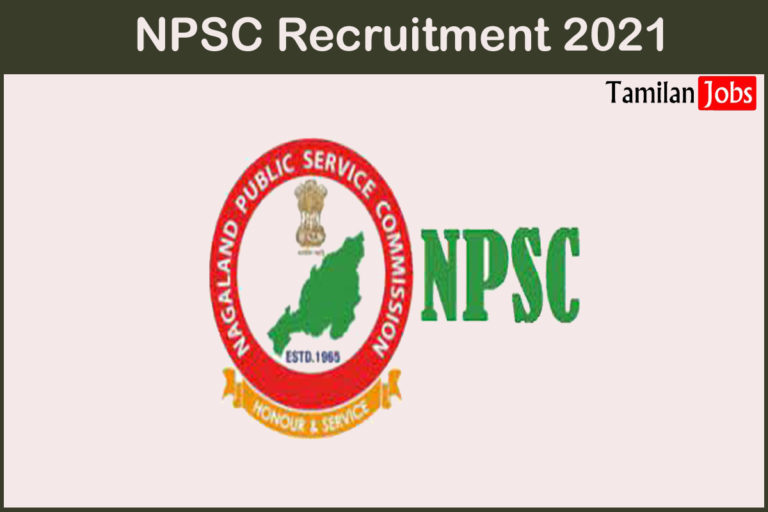 NPSC Recruitment 2021