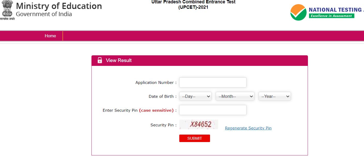  NTA UPCET 2021 Result