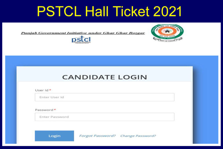 PSTCL Hall Ticket 2021