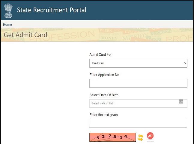 RPSC SI Admit Card 2021