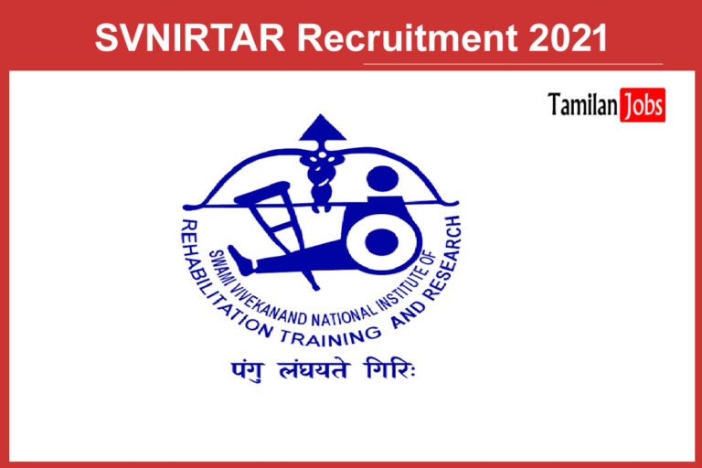 SVNIRTAR Recruitment 2021