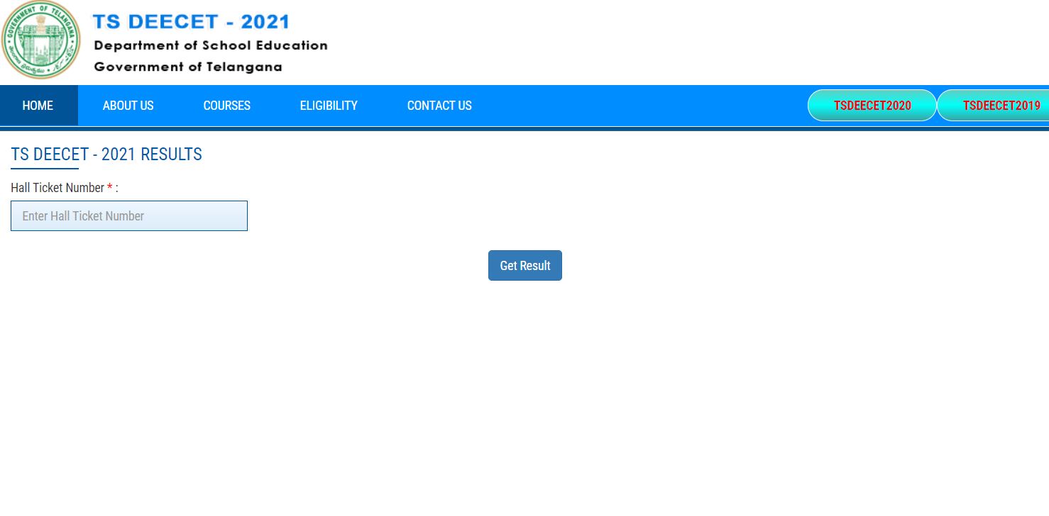 TS DEECET Result 2021 Manabadi