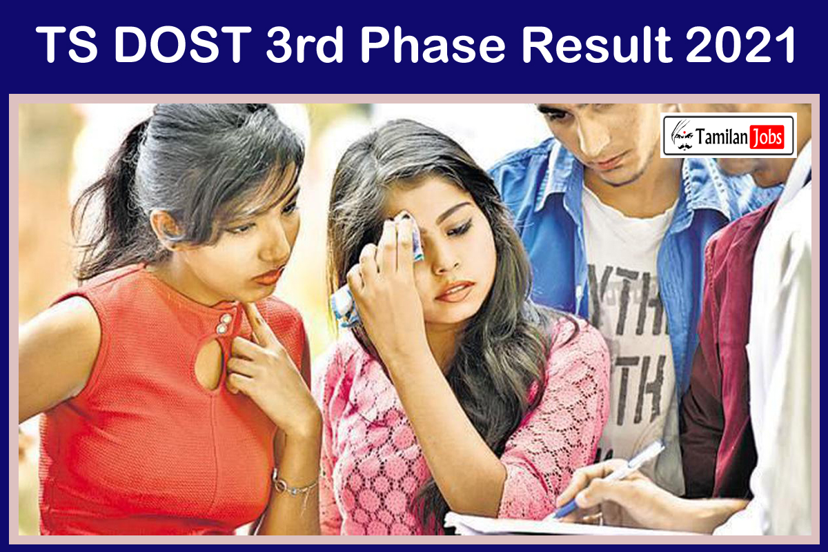 TS DOST 3rd Phase Result 2021