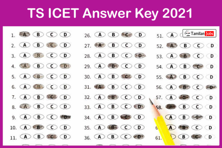 TS ICET Answer Key 2021
