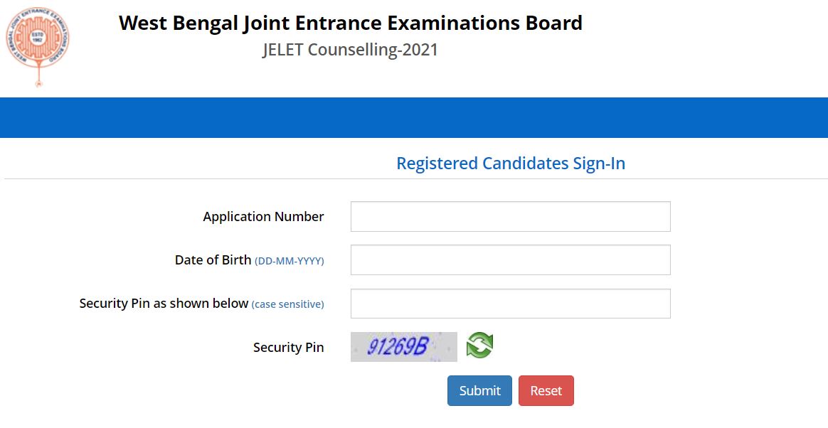 WBJEE JELET Result 2021