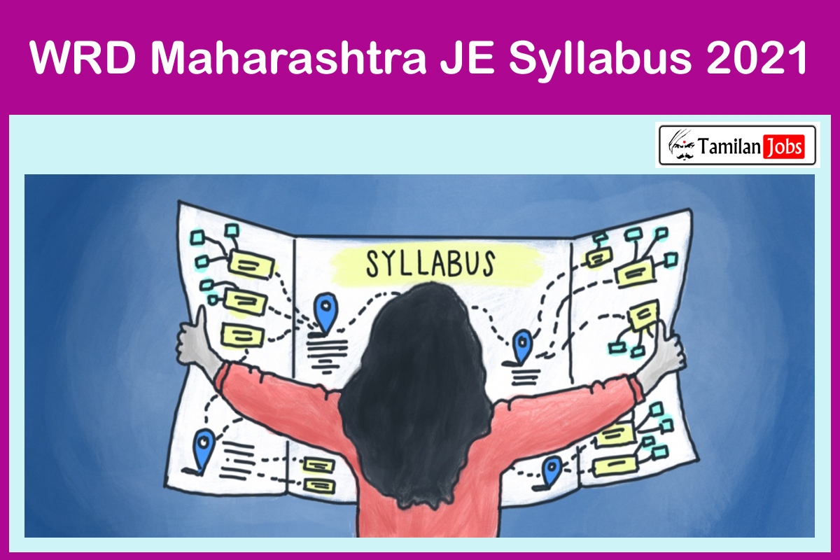 WRD Maharashtra JE Syllabus 2021