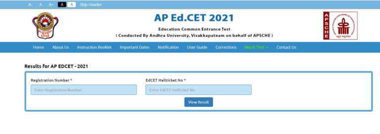 AP EDCET Results 2021