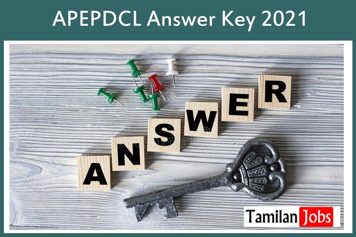 APEPDCL Answer Key 2021