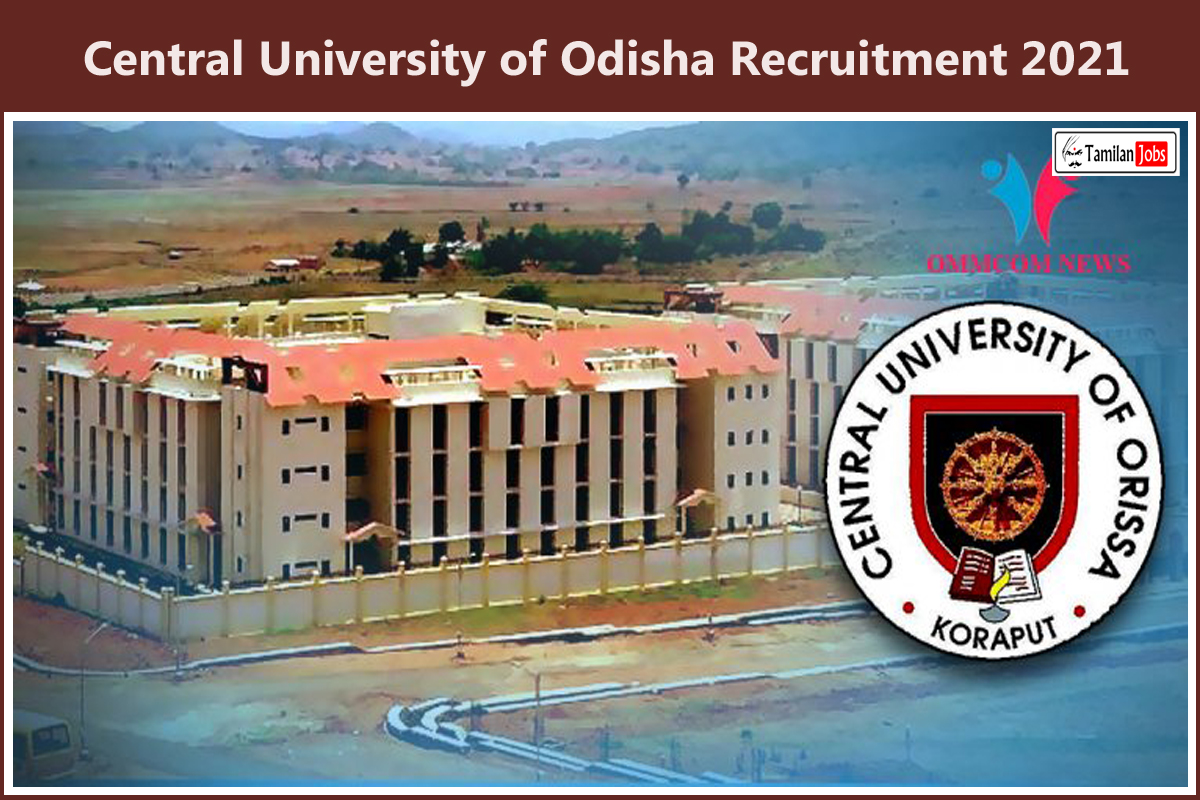 Central University of Odisha Recruitment 2021