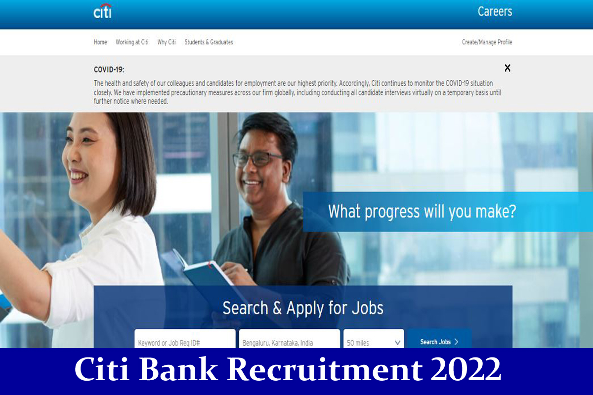 Citi Bank Recruitment 2022