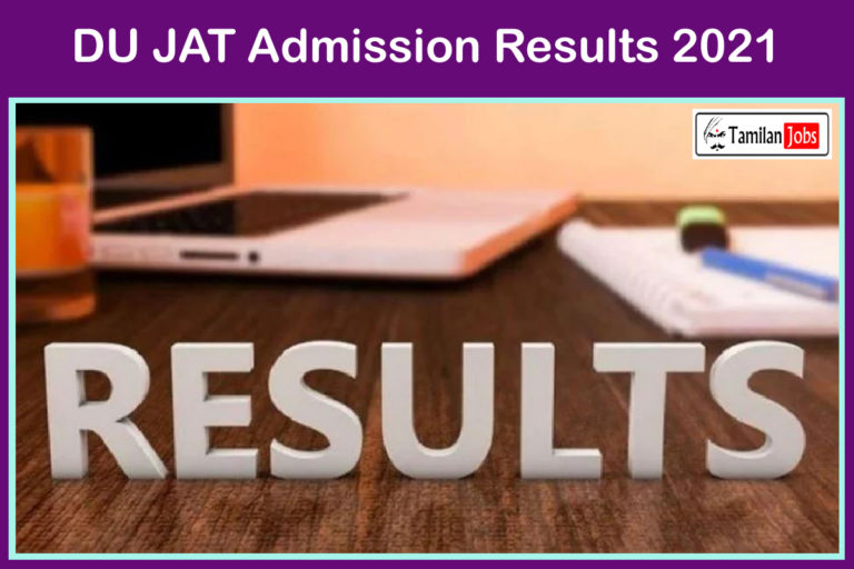 DU JAT Admission Results 2021