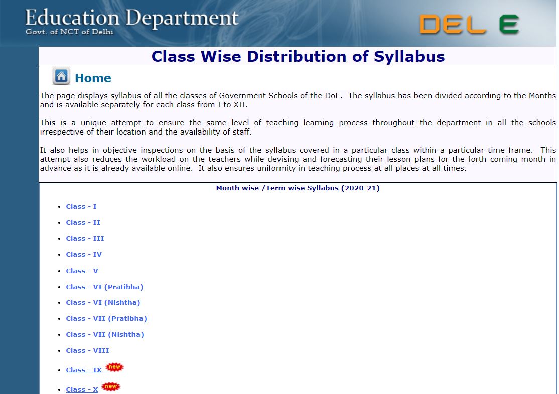 EDUDEL DoE Syllabus 2021