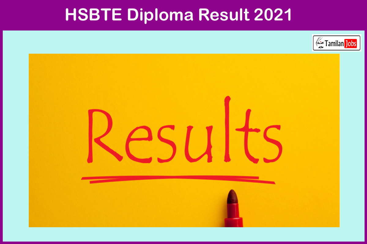 HSBTE Diploma Result 2021