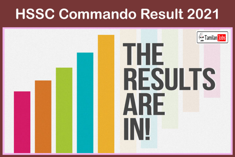 HSSC Commando Result 2021