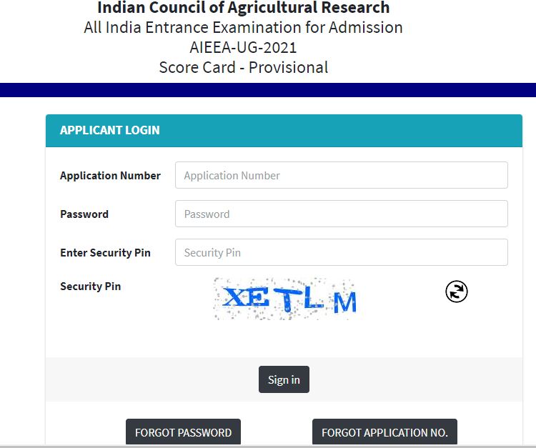 Icar Aieea Ug, Pg, Phd Result 2021