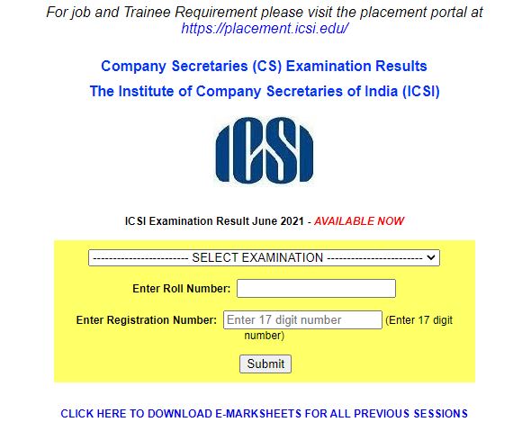 ICSI CS Foundation Result 2021