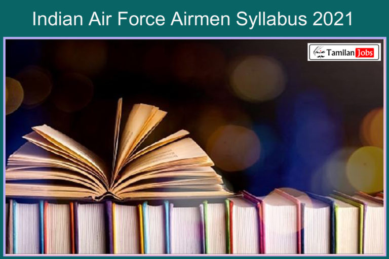 Indian Air Force Airmen Syllabus 2021