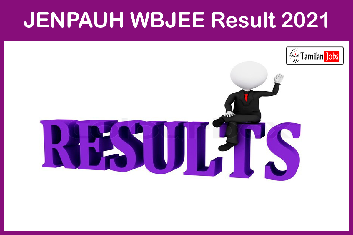 JENPAUH WBJEE Result 2021