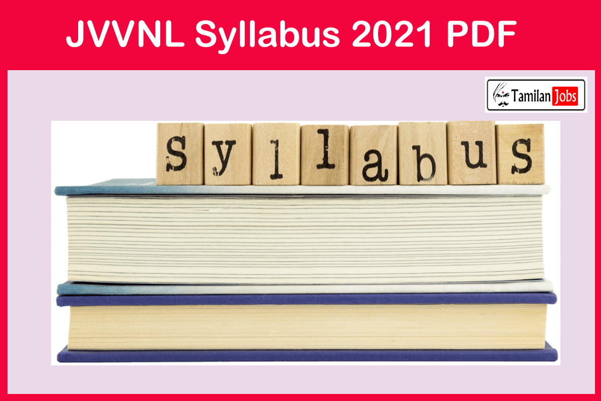 JVVNL Syllabus 2021 PDF