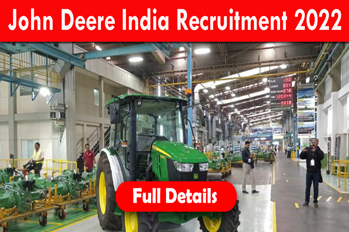 John Deere India Recruitment 2022 Fresher & Experienced Job Openings