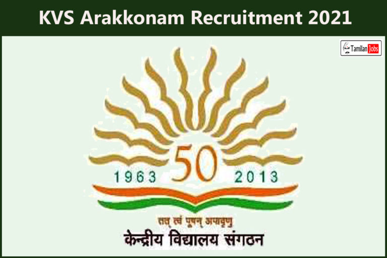 KVS Arakkonam Recruitment 2021