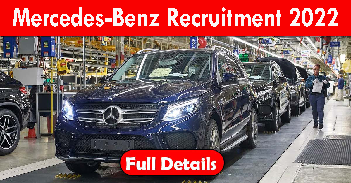 MercedesBenz Recruitment 2022 Fresher & Experienced Job Openings