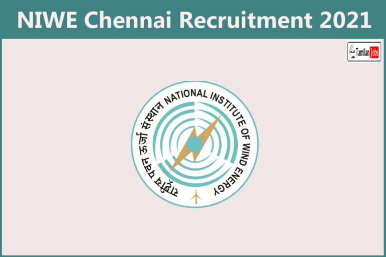 NIWE Chennai Recruitment 2021