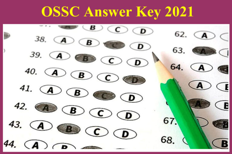 OSSC Answer Key 2021