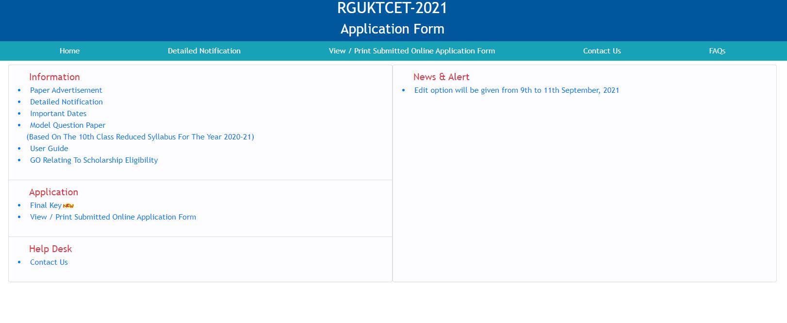 RGUKT CET Result 2021