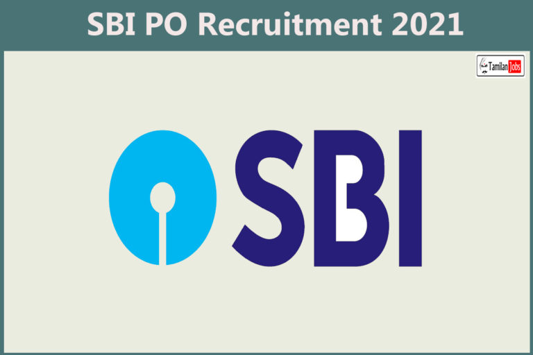 SBI PO Recruitment 2021