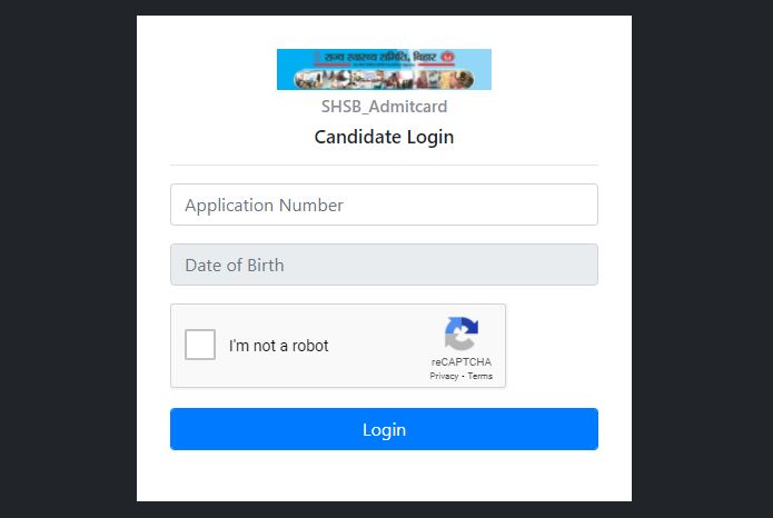 Shsb Anm Admit Card 2021