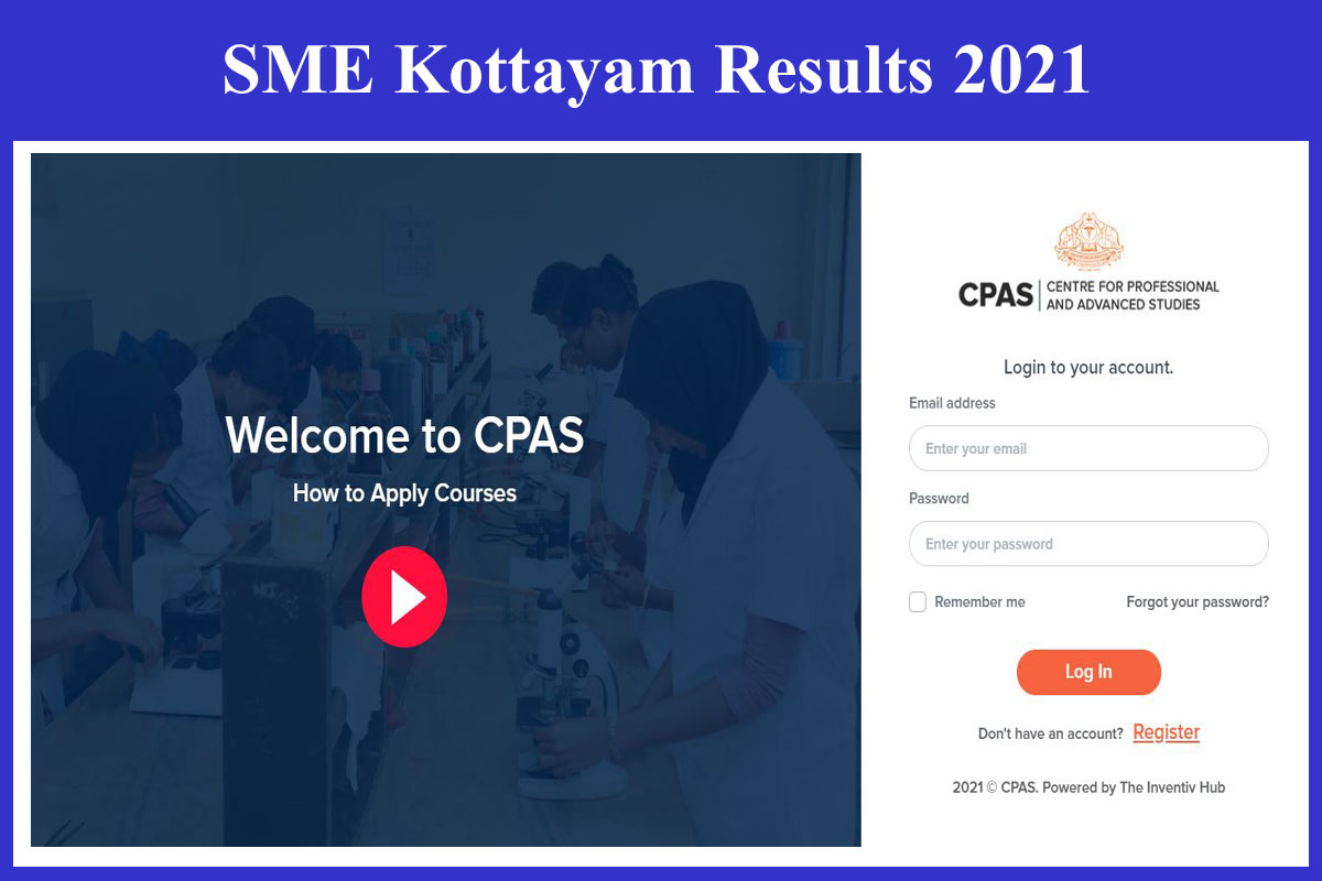 SME Kottayam Results 2021