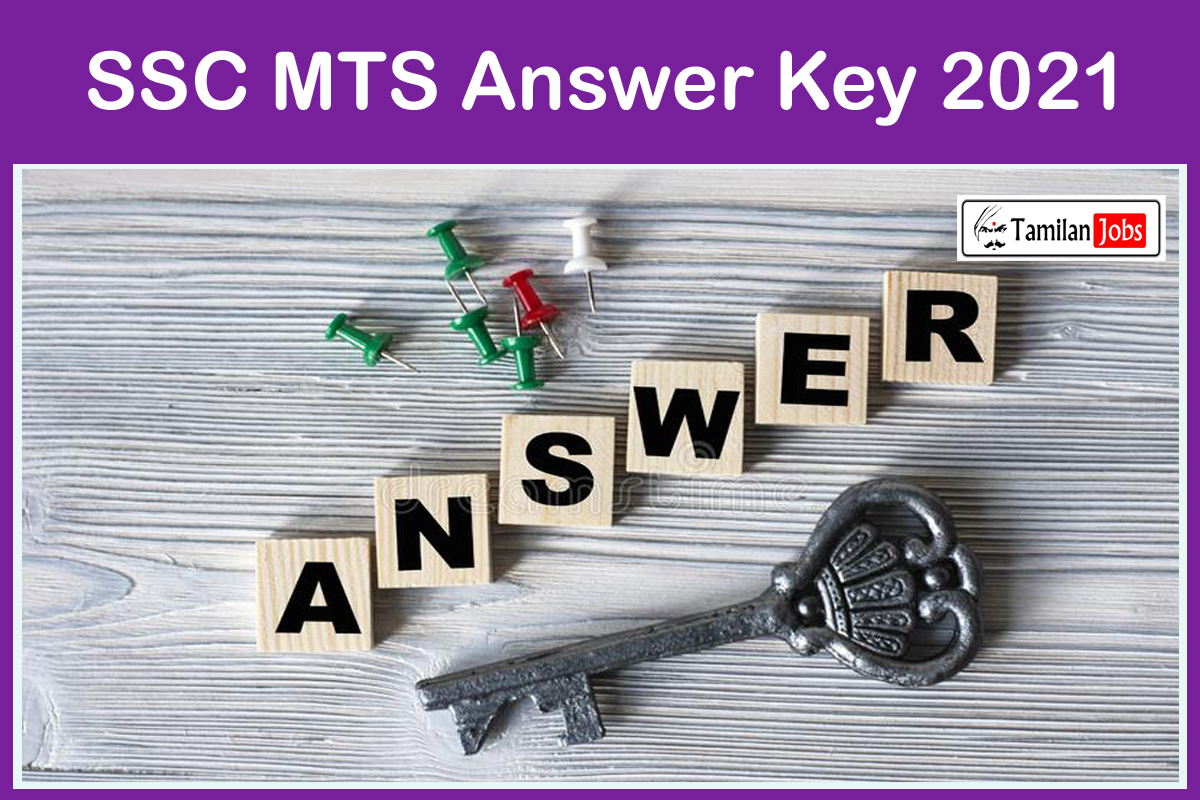 SSC MTS Answer Key 2021