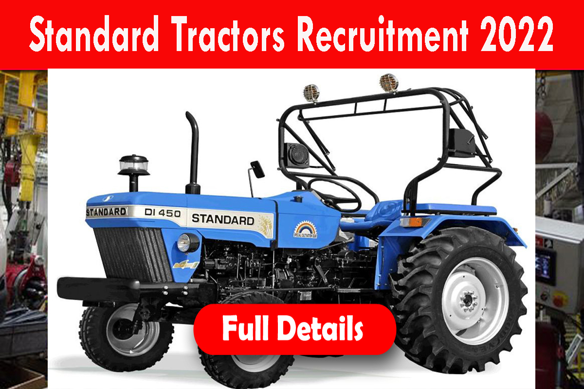 Standard Tractors Recruitment 2022