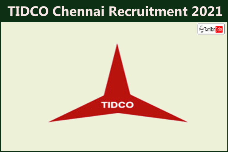 TIDCO Chennai Recruitment 2021