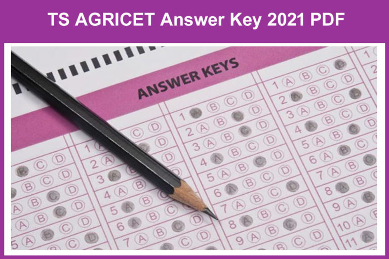 TS AGRICET Answer Key 2021 PDF