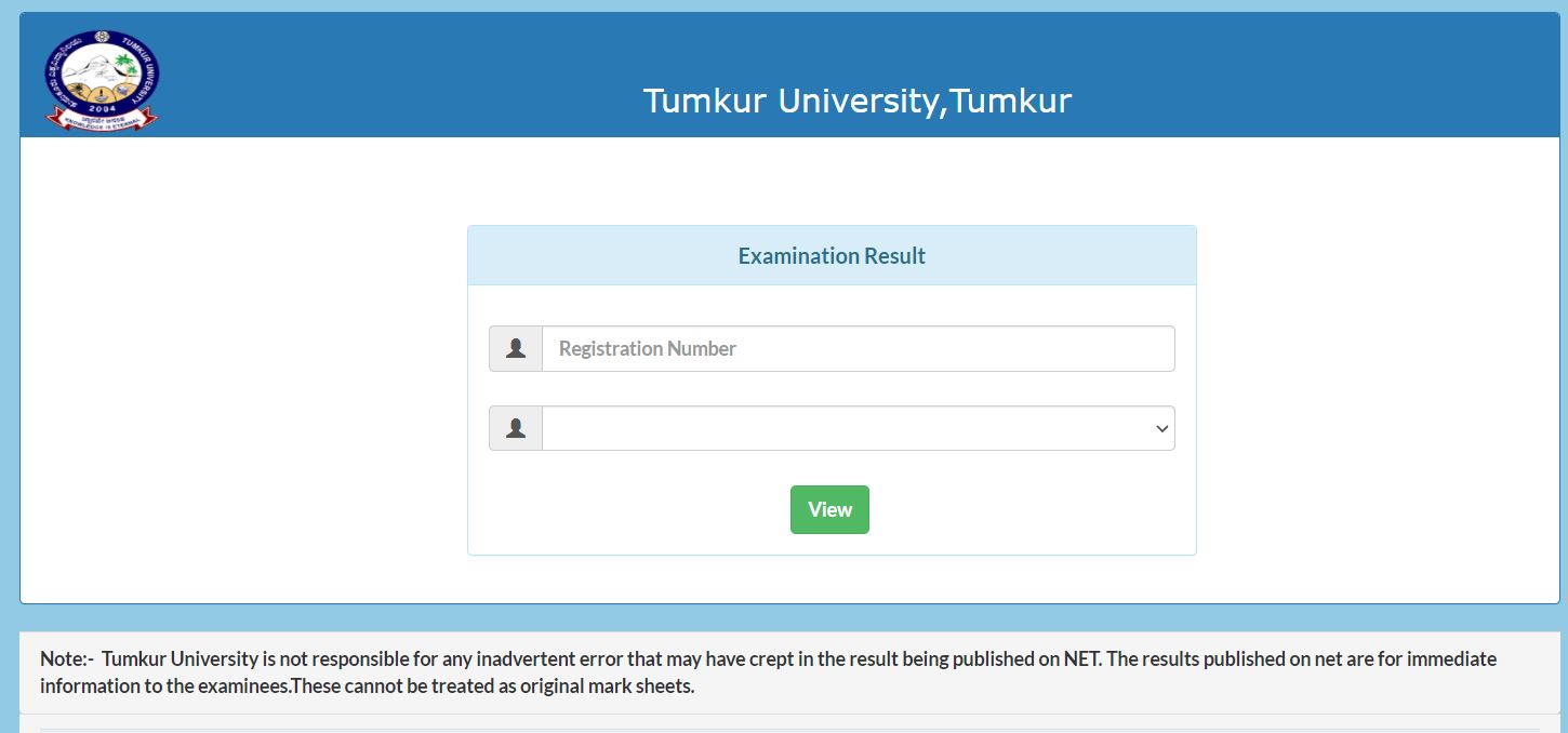 Tumkur University EMS B.Ed Results 2021
