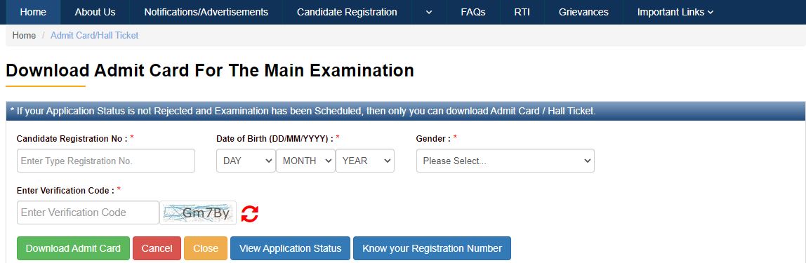 UPSSSC Lower Subordinate Mains Admit Card 2021