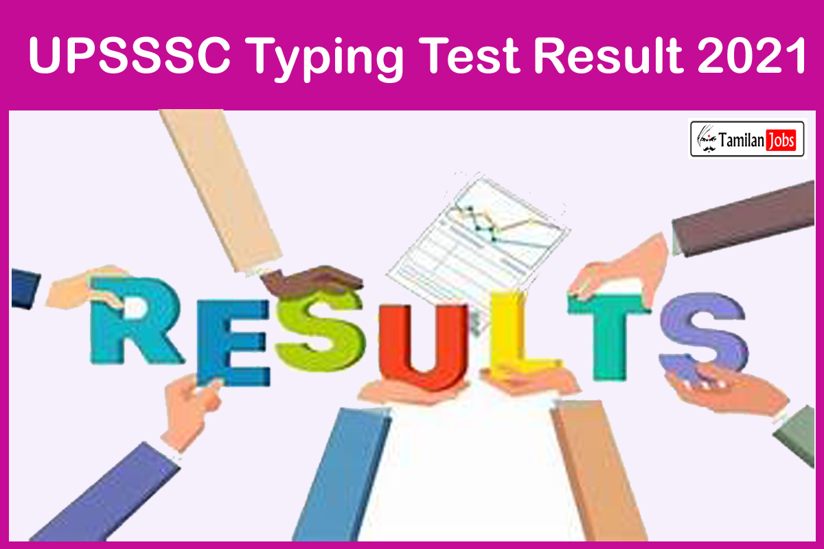 UPSSSC Typing Test Result 2021