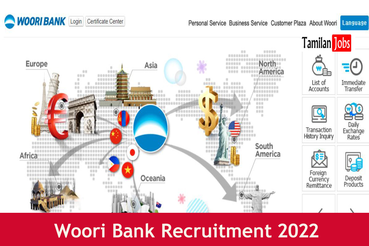 Woori Bank Recruitment 2022