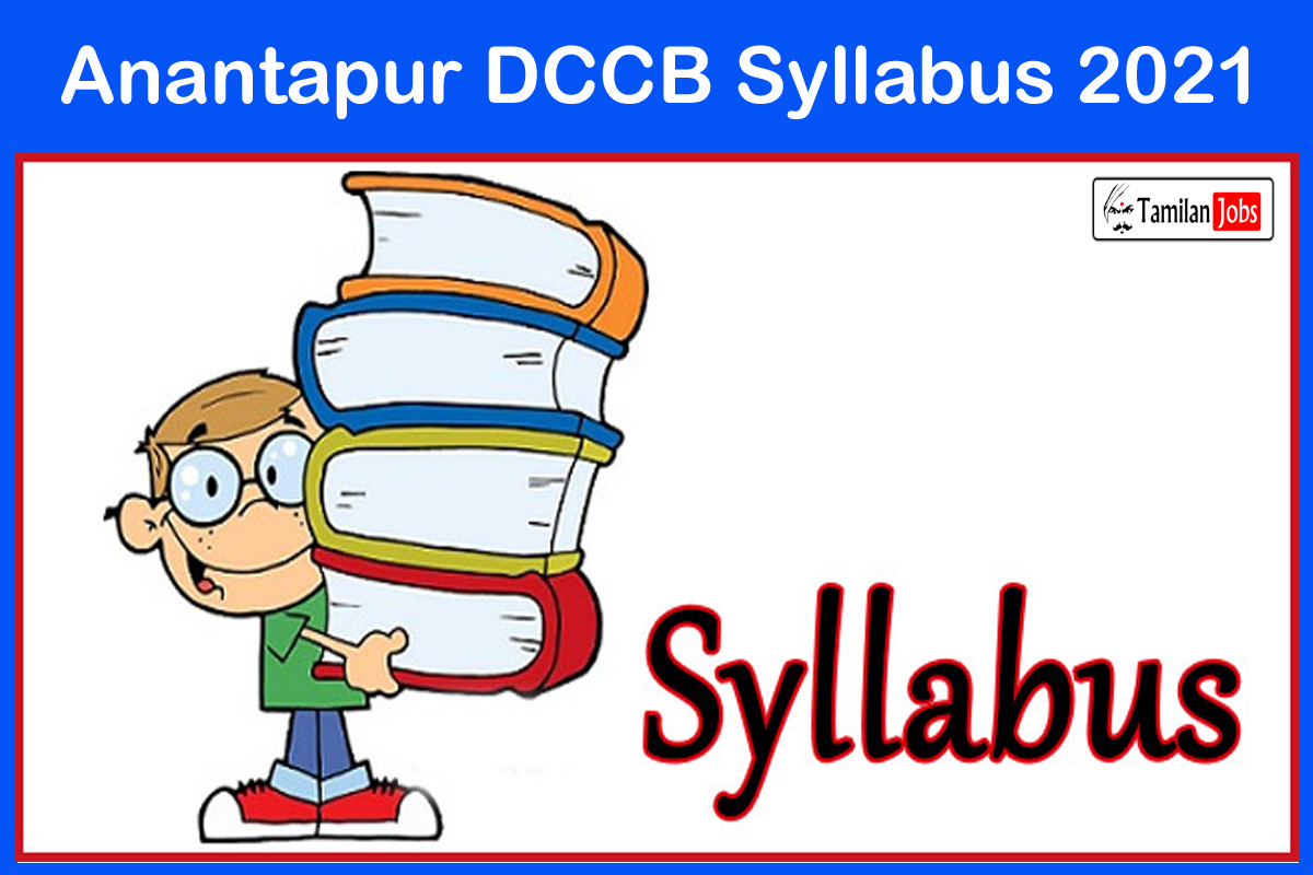 Anantapur DCCB Syllabus 2021