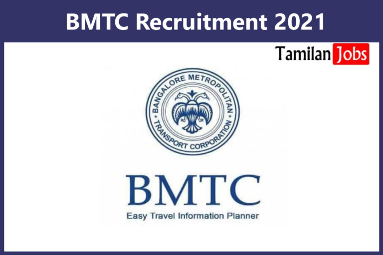 BMTC Recruitment 2021