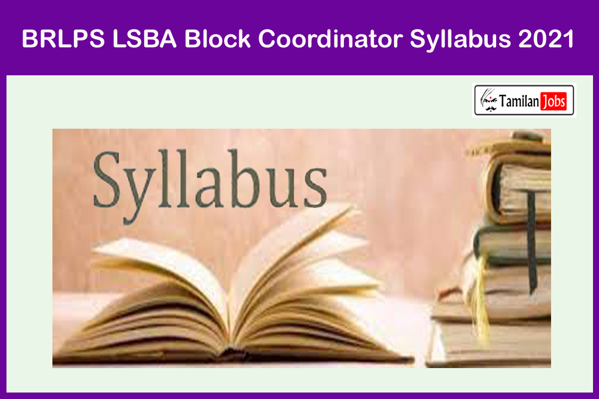BRLPS LSBA Block Coordinator Syllabus 2021