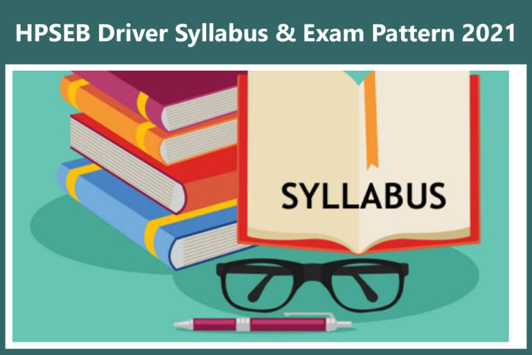 HPSEB Driver Syllabus & Exam Pattern 2021