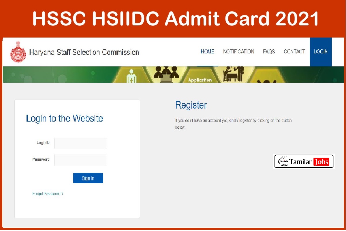 HSSC HSIIDC Hall Ticket 2021